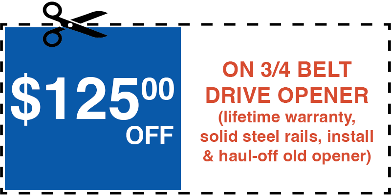 125 off garage door opener great neck